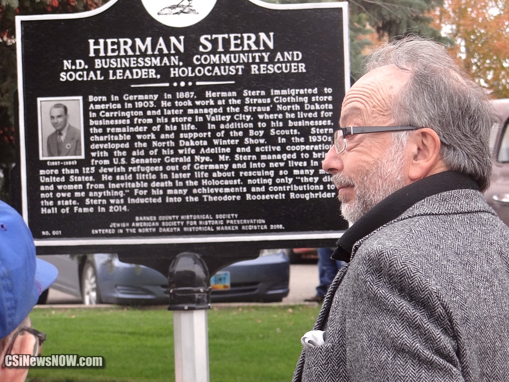 Rick Stern, grandson of Herman, looks on - CSi Photo - more at Facebook